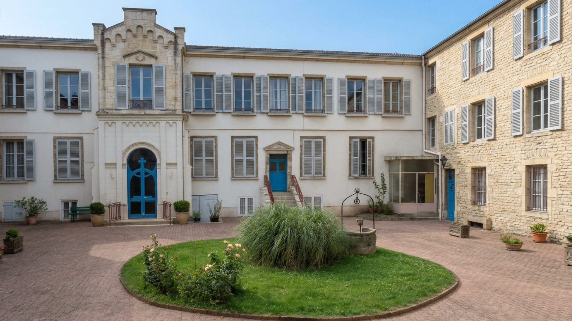 Cour de la maison de Dijon